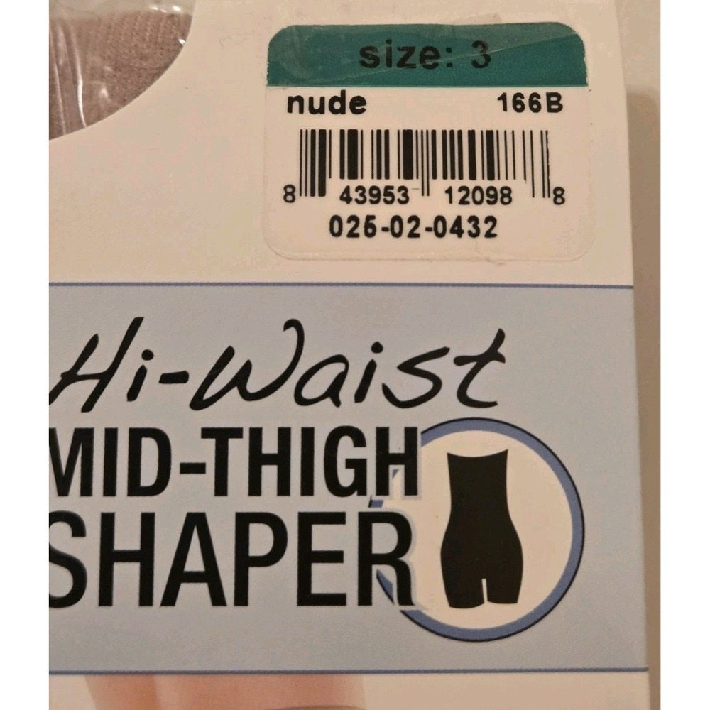 Assets by Sara Blakely Spanx Hi-Waist Mid-Thigh Shaper Nude ( 2 pk) Size‎ 3 166B - Picture 3 of 5